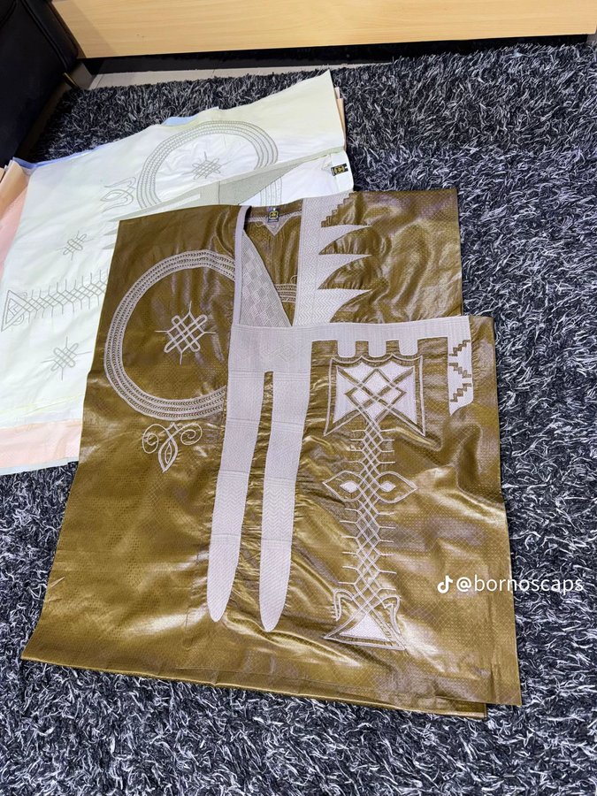 Gold Pattern Agbada